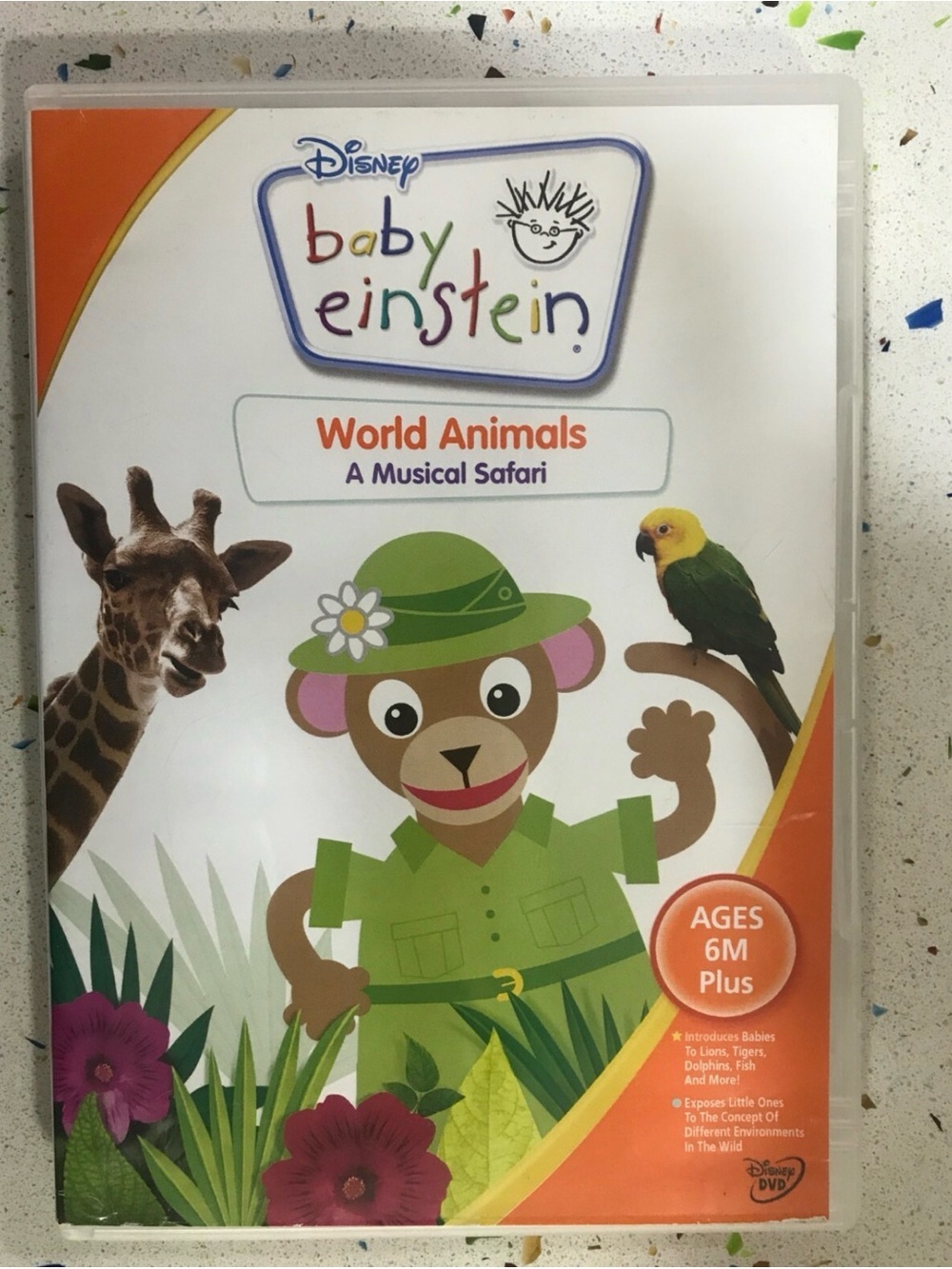 Disney Baby Einstein World Animals DVD - Green, Orange, Yellow